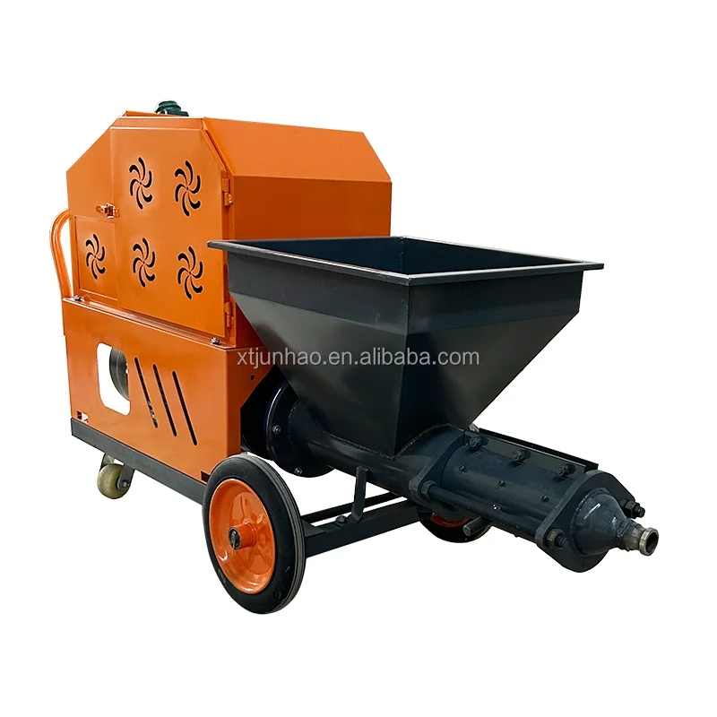 

China-Made Portable Electric Cement Mortar Sprayer Diesel Power New Condition Hopper Sprayer for Construction Pump Core