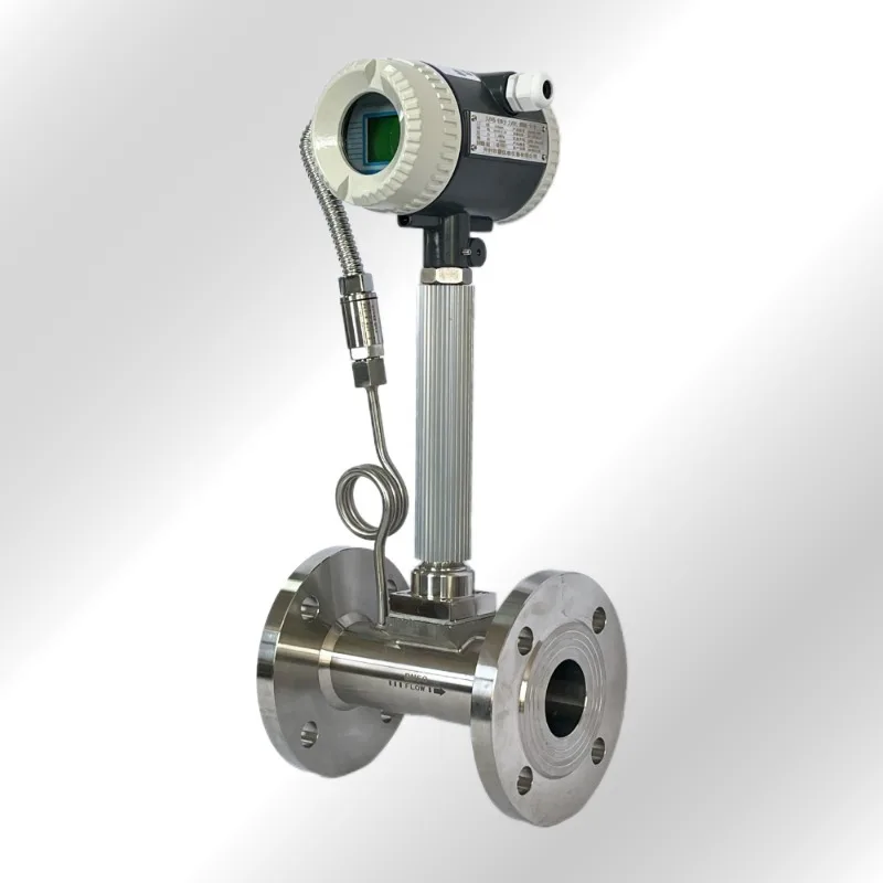 High Quality DN50-DN300 Vortex Flowmeter For Liquid Water New Cost-Effective Boiler Steam Pressure Temperature Transmitter OEM
