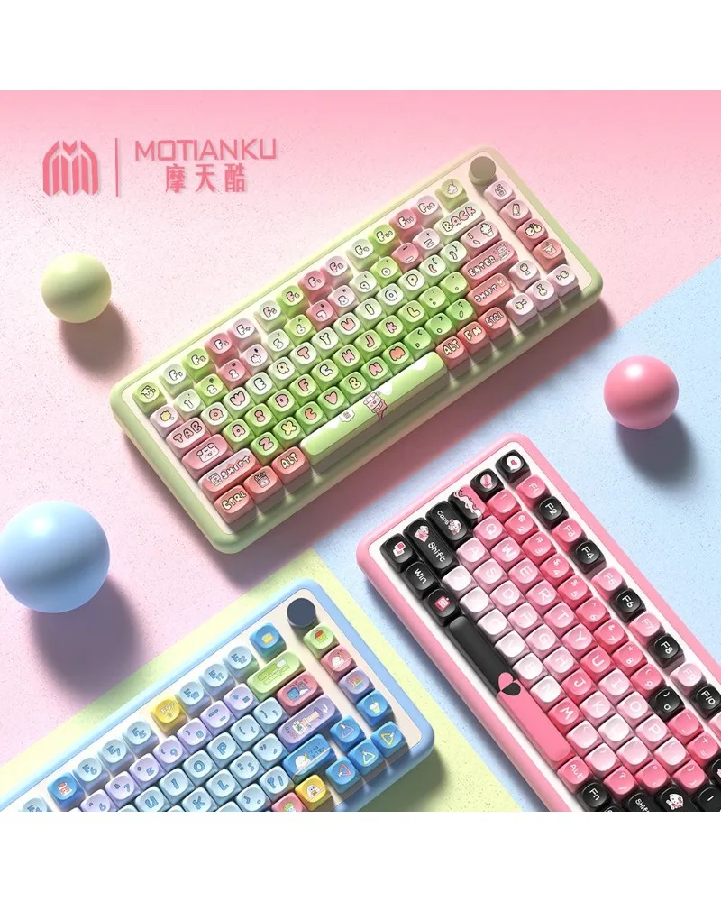 Original theme keycap MCA highly cute personalized customized PBT hot sublimation creative keyboard cap