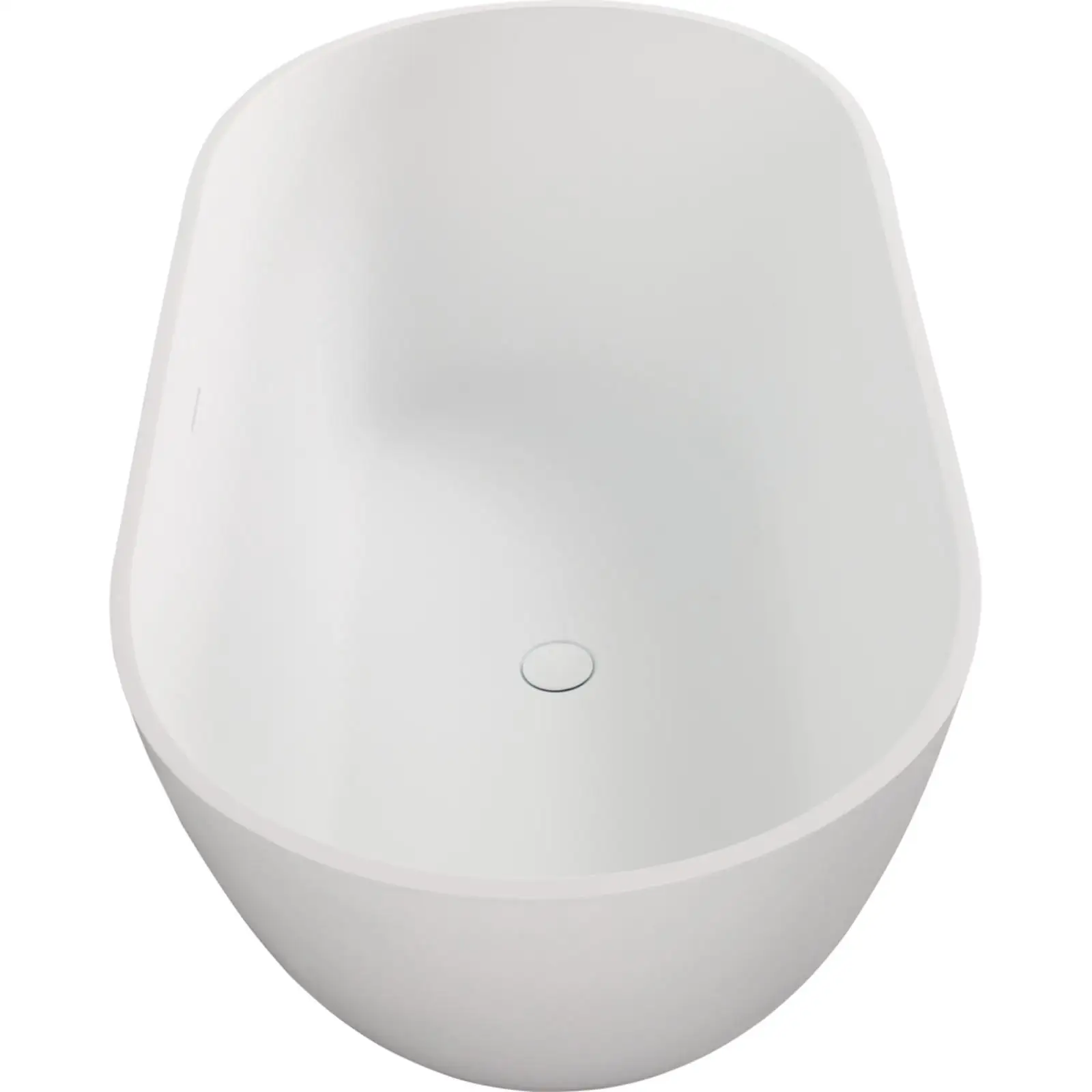 69" freistehende Badewanne mit fester Oberfläche, luxuriöses handgefertigtes Steinharz