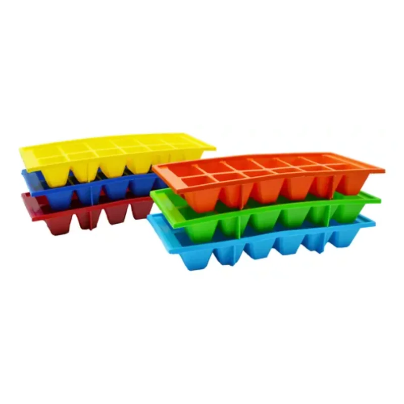 

10 cubes of different colors and reusable freezer