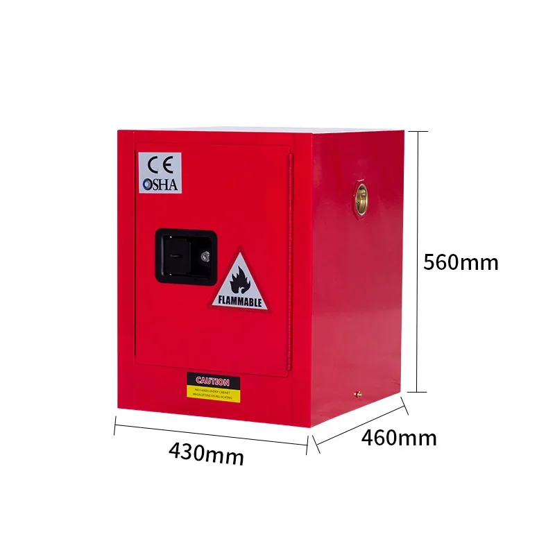 Laboratory Chemical Flammable Storage Cabinet Combustible Products 4-12 Gallons Safety Container Cabinet