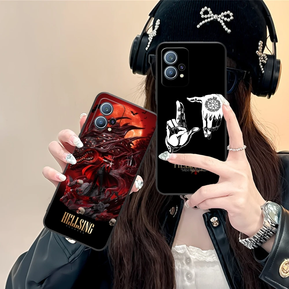 Mobile Alucard Hellsing Smart Cell Phone Case for Huawei P60 P50 P40 P30 P20 P10 P9 P8 Pro Lite Plus Black Phone Cover Shell