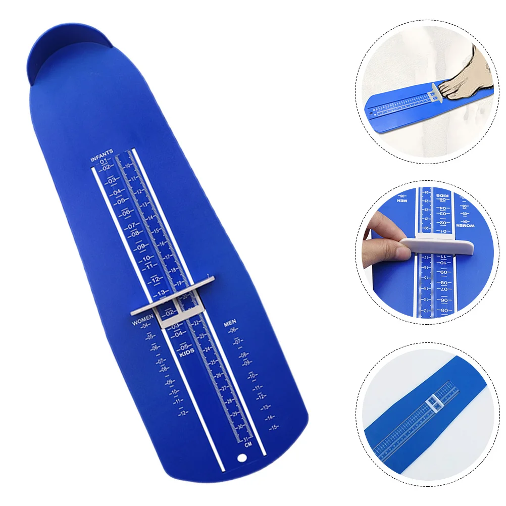 

2Pcs Foot Measuring Ruler Us Size Foot Sizer Durable Material Clear Scale for Precise Measurements At Home Or on The Go