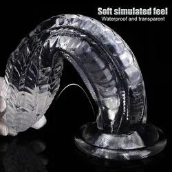 Dragon Kiss Huge Suction Cup Penis Powerful Orgasmic Sex Tool Realistic Dragon Dildo Anal Plug Sex Toy For Advanced Players