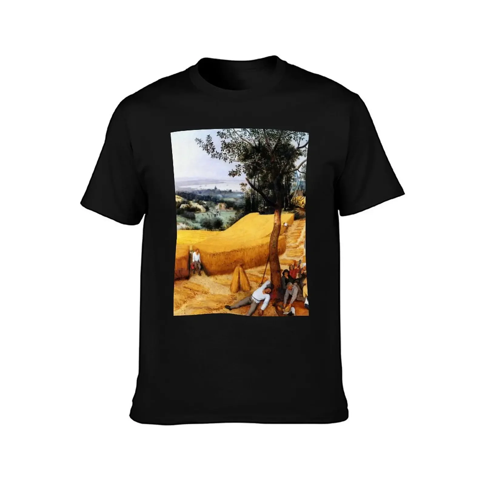 Pieter Bruegel the Elder The Harvesters T-Shirt rapper graphic tees anime tshirt plain mens cotton t shirts