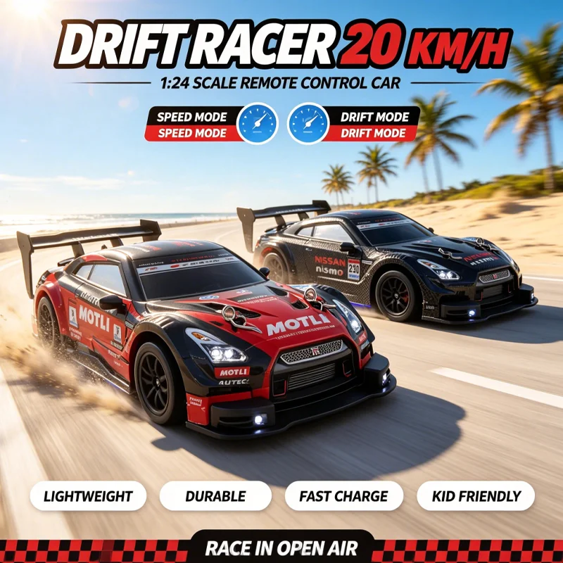 Racing Arcade Cabinet - 1:24 RC Drift Race Car 20KM/H
