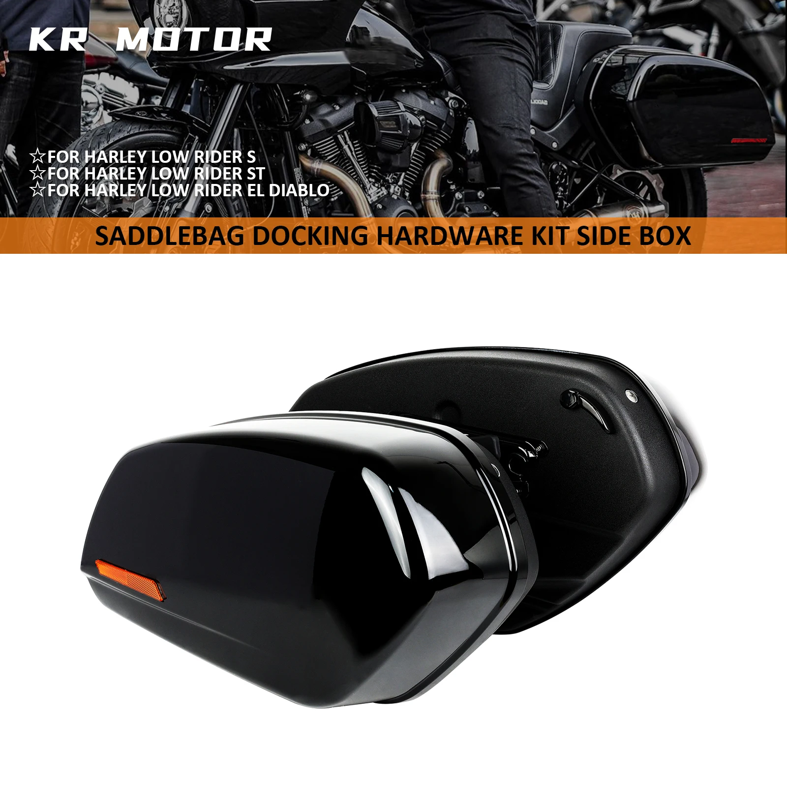 

Комплект креплений для боковых кофров (седельных сумок) для мотоциклов Harley Davidson Softail Lower Rider S ST FXLRS Street Bob FXBBS 2018-2026