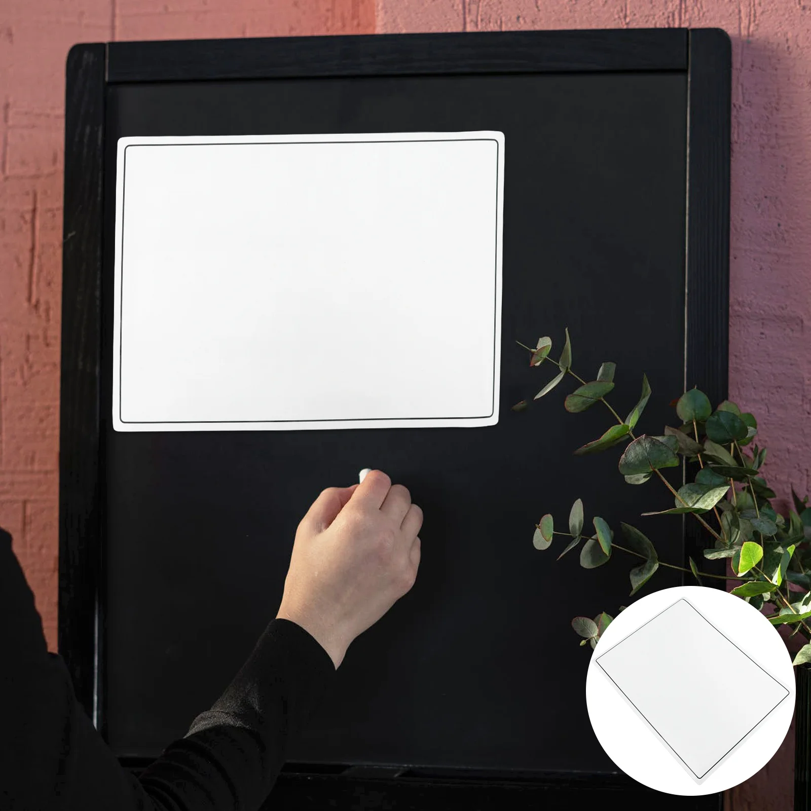 

12X16 Inch Dry Erase Whiteboard Sticker Reusable Pvc Self Adhesive Sheet For Wall School Dorm Peel Stick Memo