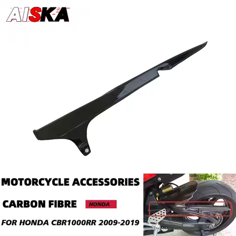 100% 3K Full Carbon Fiber Motorcycle Accessories Chain Guard Protectors Shield Panel Fairings For Honda CBR1000RR 2009 - 2019