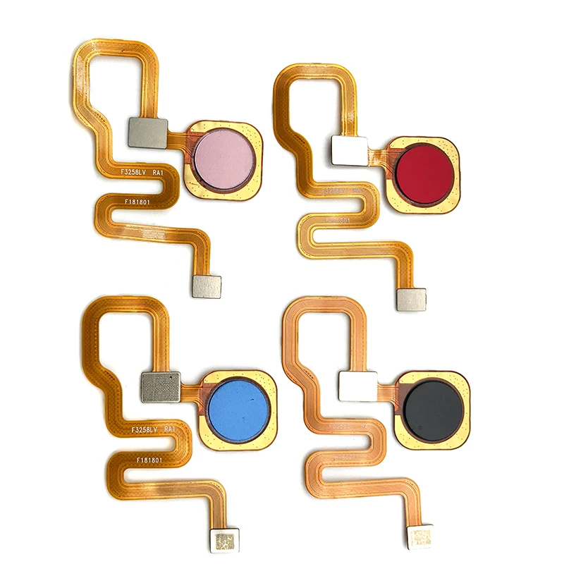 

30Pcs/Lot，New Home Button Fingerprint Touch Id Sensor Connector For Xiaomi Redmi Note 6 Pro Flex Cable Ribbon Replacement Parts