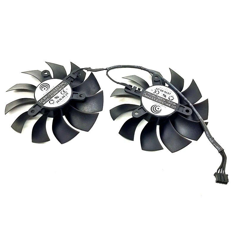 For EVGA GTX1080TI SC GTX 1080 Ti SC Black Edition SC2 Fan Graphics Card Cooling Fan 2PCS/Lot PLA09215B12H 12V 0.55A 86mm 4Pin