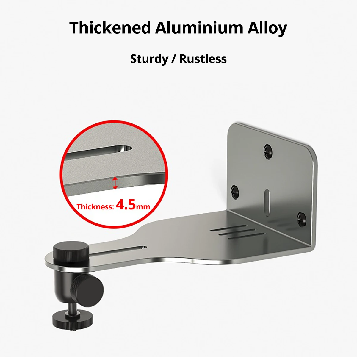 Projector Stand Ceiling Mounted Bracket for Large Projector Sturdy Thickened Aluminum Alloy Wall Mount Holder 1/4\'\' Connector