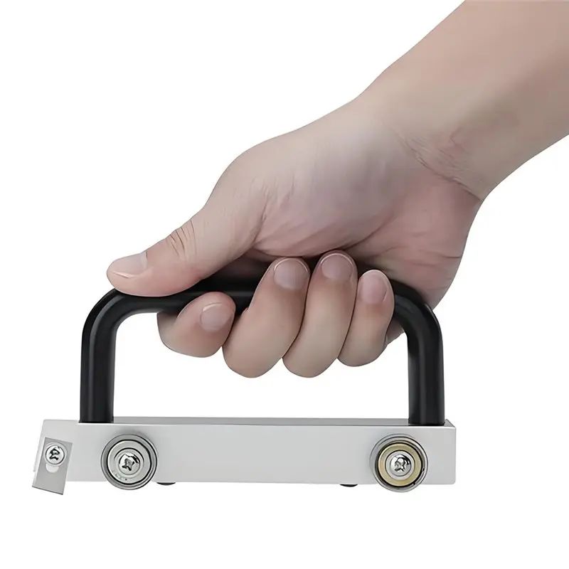 ABUG-Sports Floor Groove Cutter Wheel PVC Plastic Roll Manual Slotting Knife Slotted Vinyl Floor Groover Construction Tool