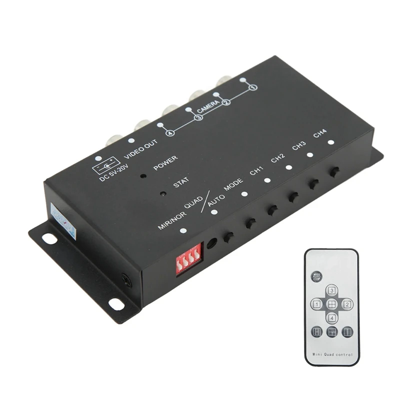 

Mobile Digital Video Splitter 4 Channel Mini Video Splitter 720P For Buses Trucks Boats Yachts Vehicle Video Splitter-Boom