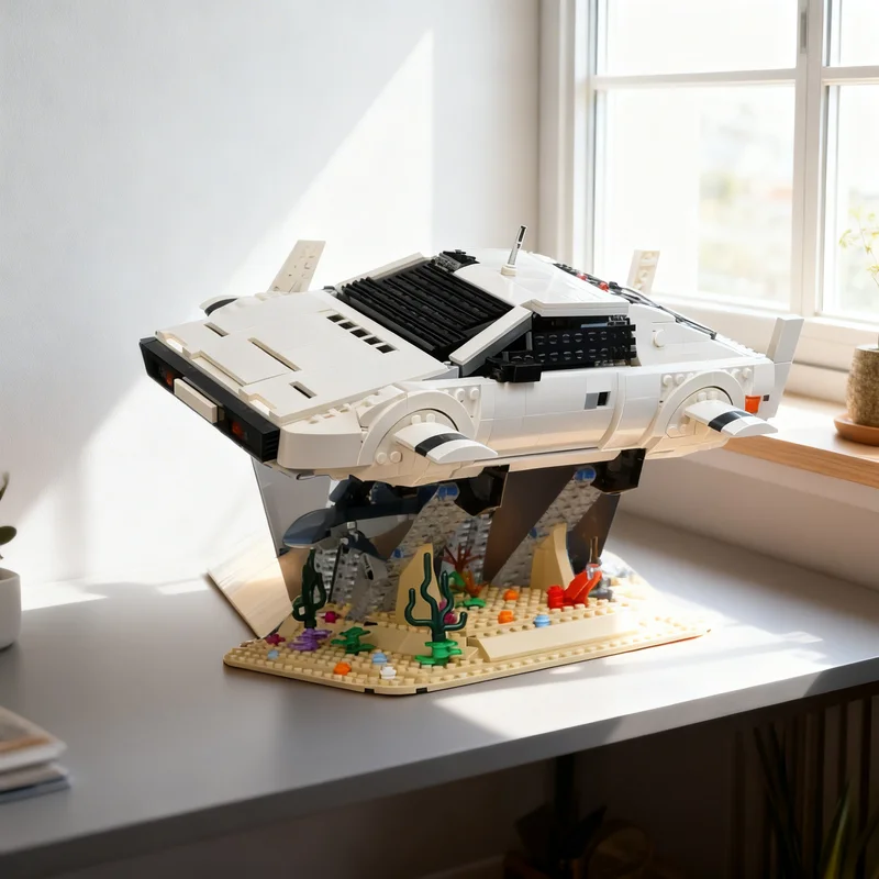 

1543 детали MOC James Bond S Lotus Esprit S1 Wet Nellie, модель-конструктор, креативный подарок, коллекционный декор для детей