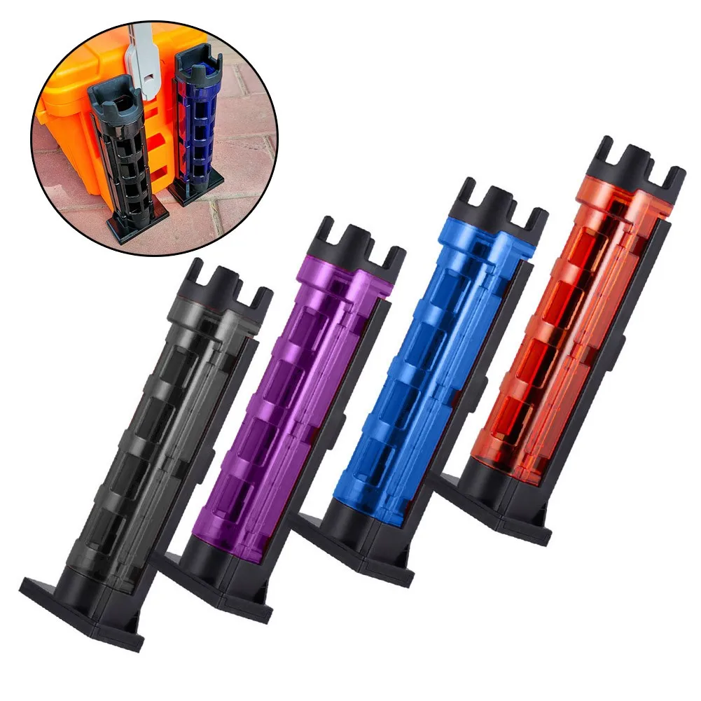 

282mm Fishing Rod Holder Raft Fishing Barrel Accessory Vertical Inserting Device For MEIHO Box Pesca Iscas Tackle