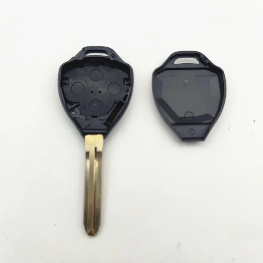 1 قطعة/الوحدة 4 أزرار مفتاح السيارة عن بعد قذيفة الحال بالنسبة لتويوتا كامري أفالون كورولا فينزا 2007-2012 TOY43 شفرة مفتاح فوب قذيفة