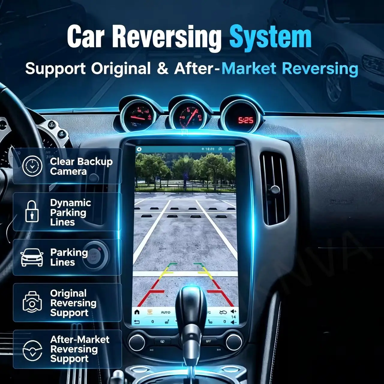 For Nissan 370Z 2009 - 2021 Android14 Car Radio 2Din Stereo Receiver Autoradio Multimedia Player GPS Navi Head Unit Screen