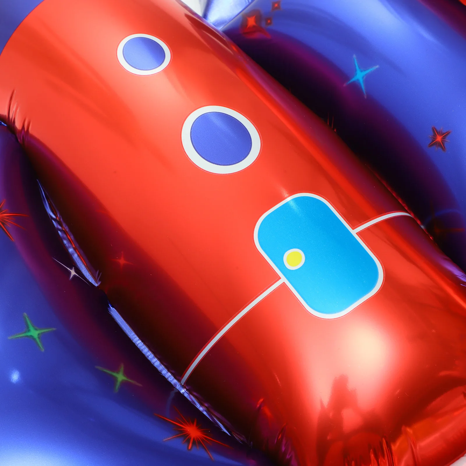 

5 Pcs Rocket Wing Balloon Inflatable Cartoon Aluminum Decorations Kids Party Role Play Props Outer Space Balloons Festive