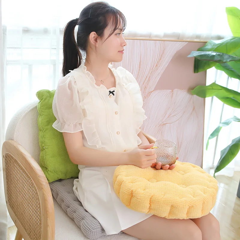 Simulation Biscuit Plush Cushion Real Life Stuffed Food Cookie Snacks Plushies Throw Pillow Cute Soft Kids Toys for Home Decor