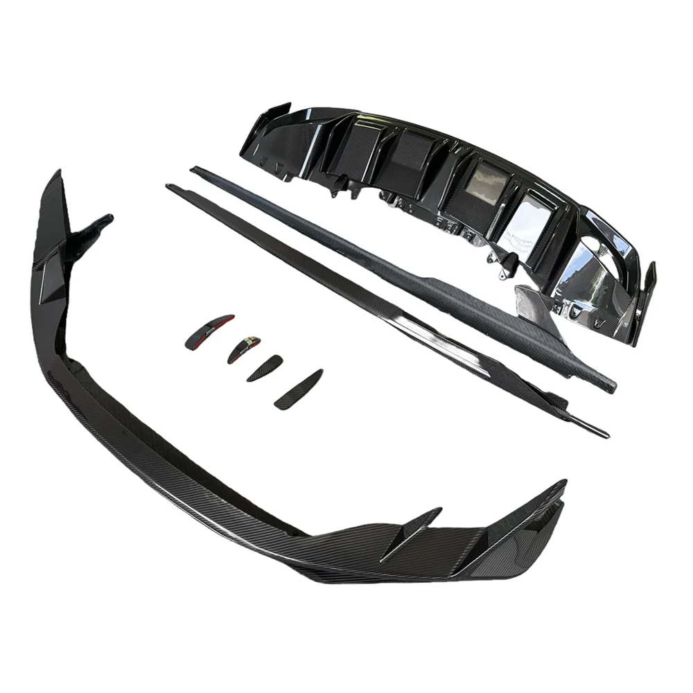 

Upgrade Caspristo Bodykit for Audi R8 2023 Model Car Front Lip Side Skirts Bumper Canards Carbon Fiber Body Kit
