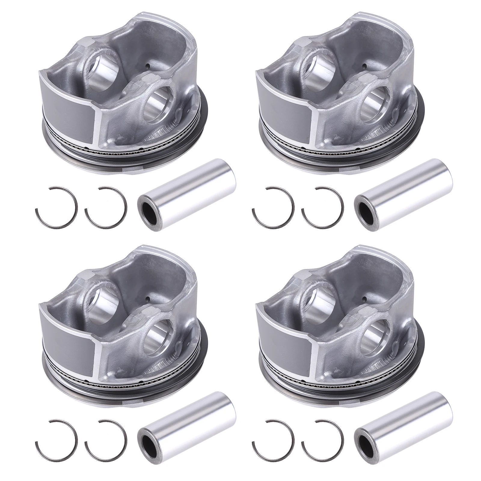 

Комплект поршневых колец 23041-2E000 (с штифтами и кольцами +0,50 мм) для моделей 2014-2019 гг. для Kia Soul 2.0L