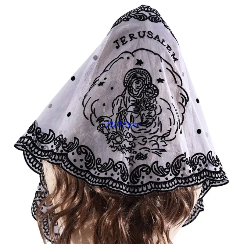 F3MF Sciarpa multifunzionale Foulard compatto in misto poliestere per viaggi d'affari