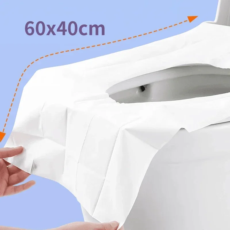 Disposable Toilet Seat Cover Commode Cushion Women Postpartum Stool Clean Covers Travel Business Household Toilet Lid Paper Mat