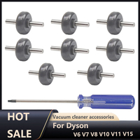 Wheels Replacement Fits for Dyson V6 V7 V8 V10 V11 V15 Drive Cleaner Head Rollers Direct Wheel Roller Parts