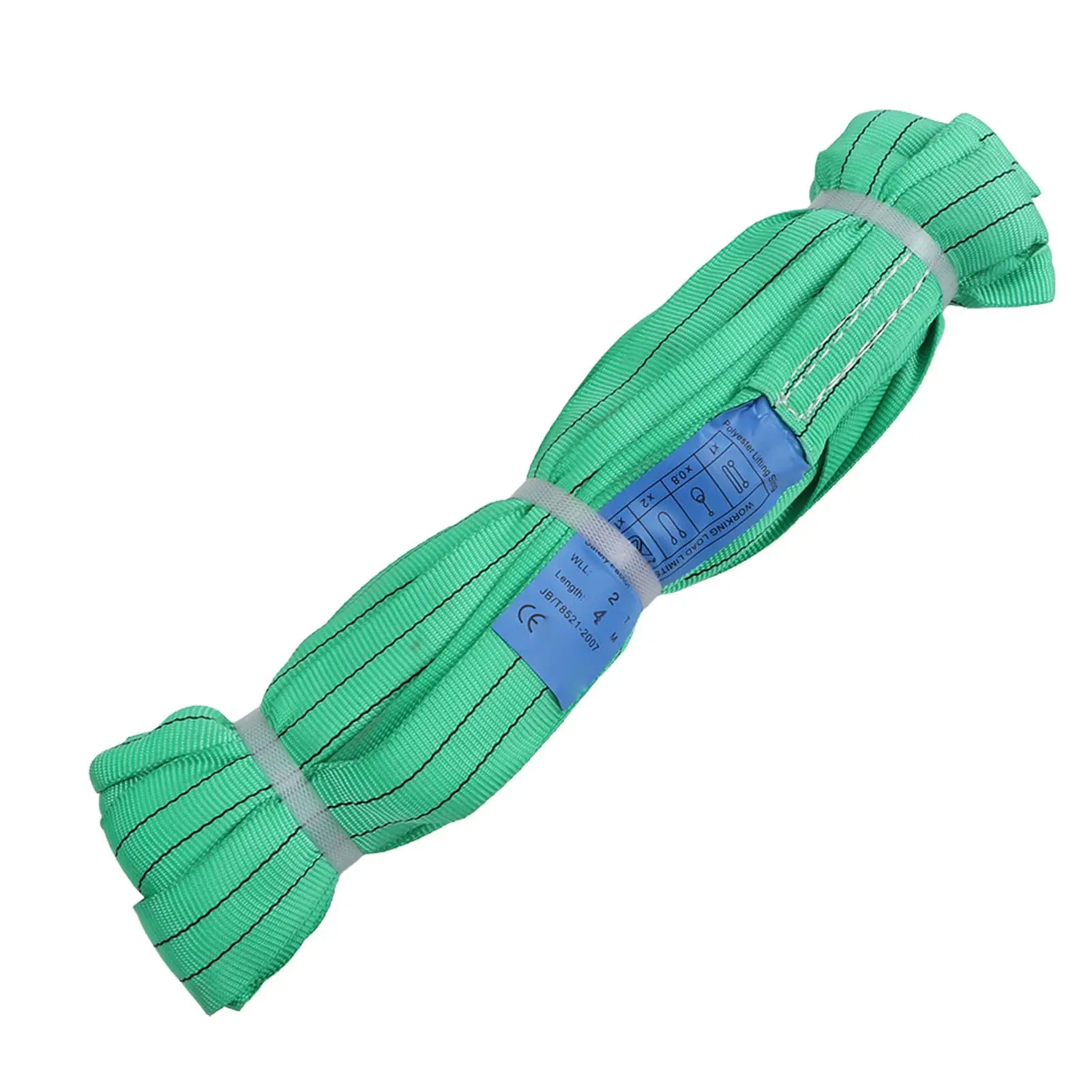 

Durable Polyester Rigging Lifting Strap 4M Heavy Duty Reinforced Loop Sling for port Use