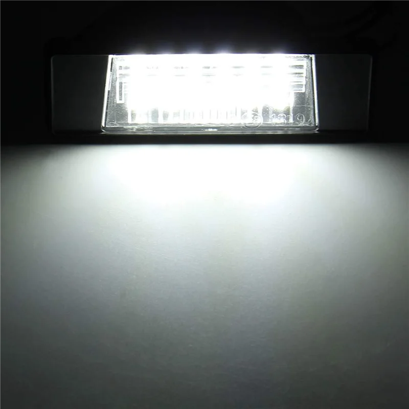 A03Q-10Pcs 18Leds 번호판 조명 닛산 Qashqai X-트레일 Juke Primera 밝은 Led 번호 번호판 빛에 대 한 플라스틱