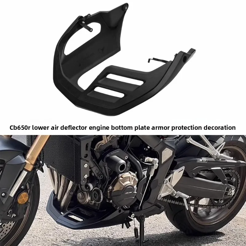 

For Honda CB650R Custom Lower Fairing Engine Protection Cover Chassis Armor Spoiler