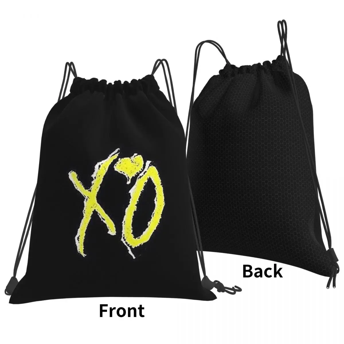 Rapper The Weeknd Blinding Lights Dawn FM Backpacks Drawstring Bundle Pocket Storage Bag Book Bags for Man Woman Students