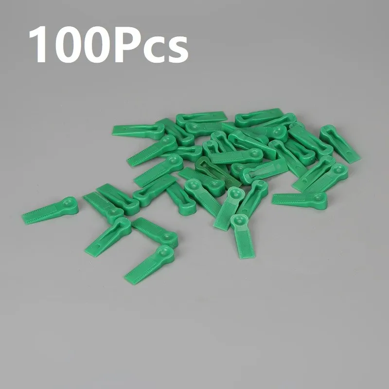 Distanziatori per piastrelle in plastica da 100 pezzi clip di posizionamento riutilizzabili strumenti per piastrellatura per pavimenti a parete localizzatore per piastrelle in ceramica a parete Nivelador
