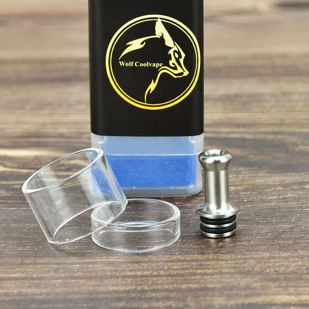 Berserker-Mini V3 MTL Tank glass 510, punta de goteo, pin de aire para Berserker Mini V3 MTL rta