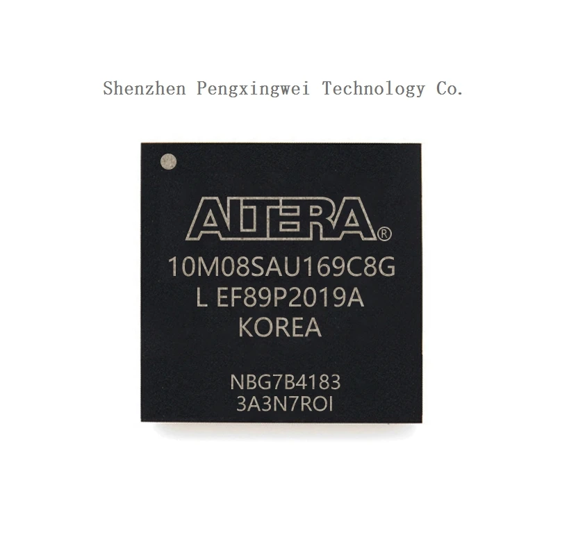 Dispositivos lógicos programáveis, CPLD FPGA, 10M08, 10M08S, 10M08SA, 10M08SAU, 10M08SAU169, 10M08SAU169C8, 10M08SAU169C8G, BGA-169