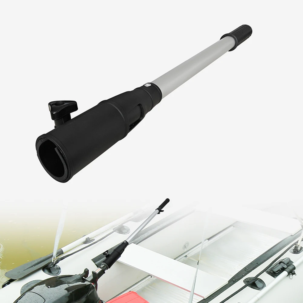 Boat Steering Handle Trolling Motor Ext For Trolling Trips Aluminum Alloy Construction Comfortable Steering Motor Handle