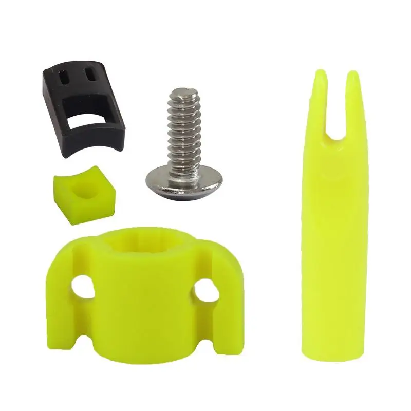 New Bow Fishing Arrow Safety Slide Accessories Kit Portable Securely Wrapped Arrow Nock Slider Set Archery Accessories view 2