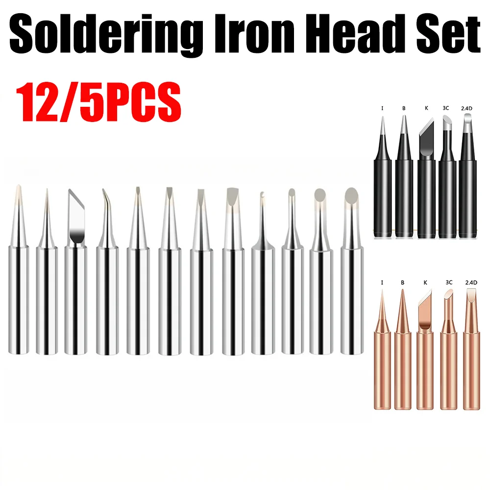 Soldering Iron 900M Soldering Iron Head Set Inside Hot Bare Copper Electric Soldering Iron Tip