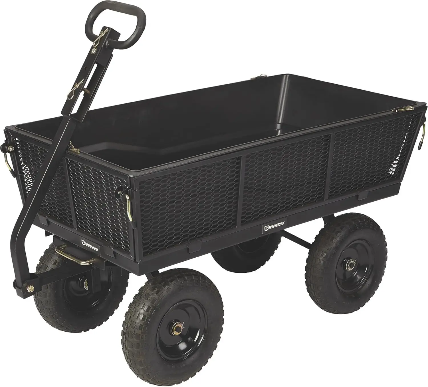 

Strongway Steel Dump Cart with Removable Liner - 1200-Lb. Capacity, 50in.L x 24in.W Overall Size cart