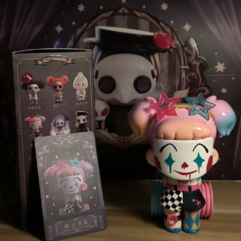 كاسا أنا لست الشرير سلسلة صندوق أعمى ألعاب من الكلوريد متعدد الفينيل رواية عمل الشكل مفاجأة صندوق غامض أنيمي الشكل جمع نموذج الدمى هدية