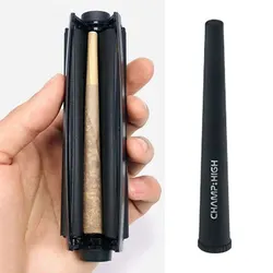 Liadora Manual de cigarrillos de 110mm, tubo de almacenamiento de tabaco a prueba de humedad, rodillo de hierbas, accesorios para fumar