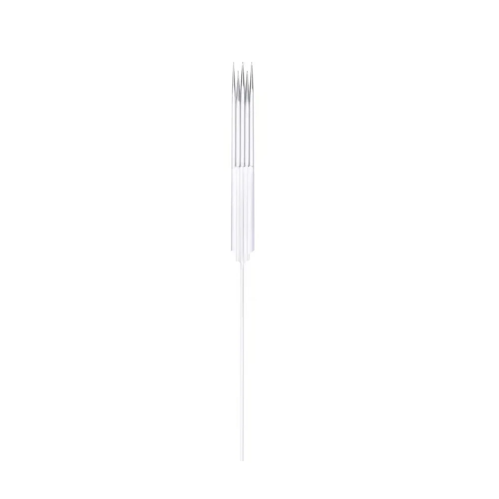 5Fork Tattoo Needles Five High And Low Microshading Blade For Lip Blush Microblading Easy Fast Coloring Agujas Permanent Makeup