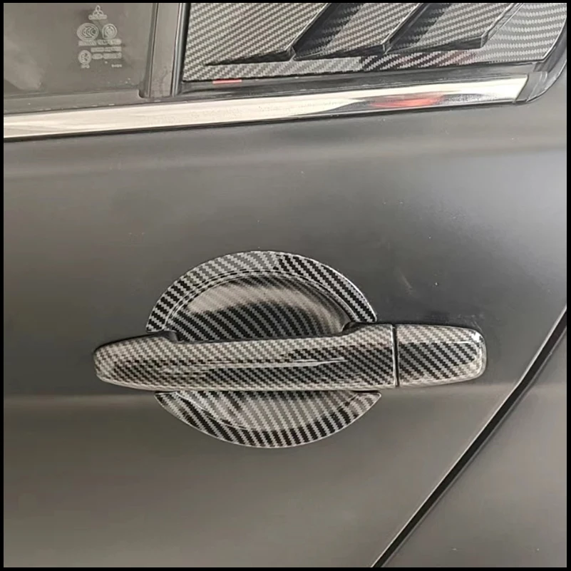 

FOR Mitsubishi Lancer EX EVO Sedan 2009-2015 Door Handle Bowl Cup COVER Decorate Frame TRIM Car Styling Auto Parts Accessories