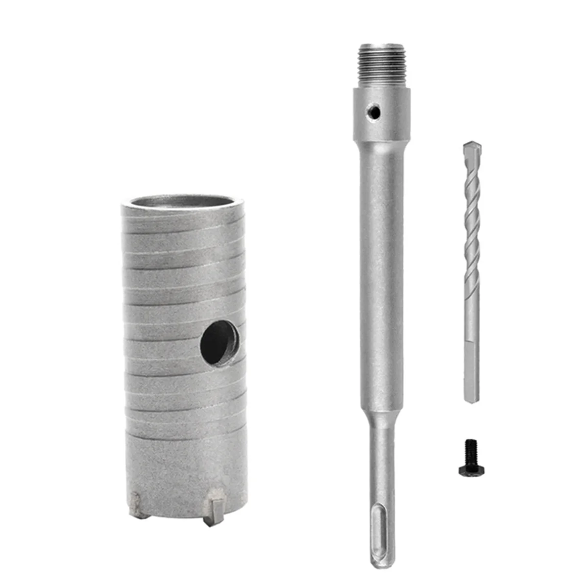 

MLGB SDS Plus Hammer Drills Wall Hole Saw Drill Bit Set Cutter Tools with Round Shaft Concrete Cement Stone Hole Opener,30mm