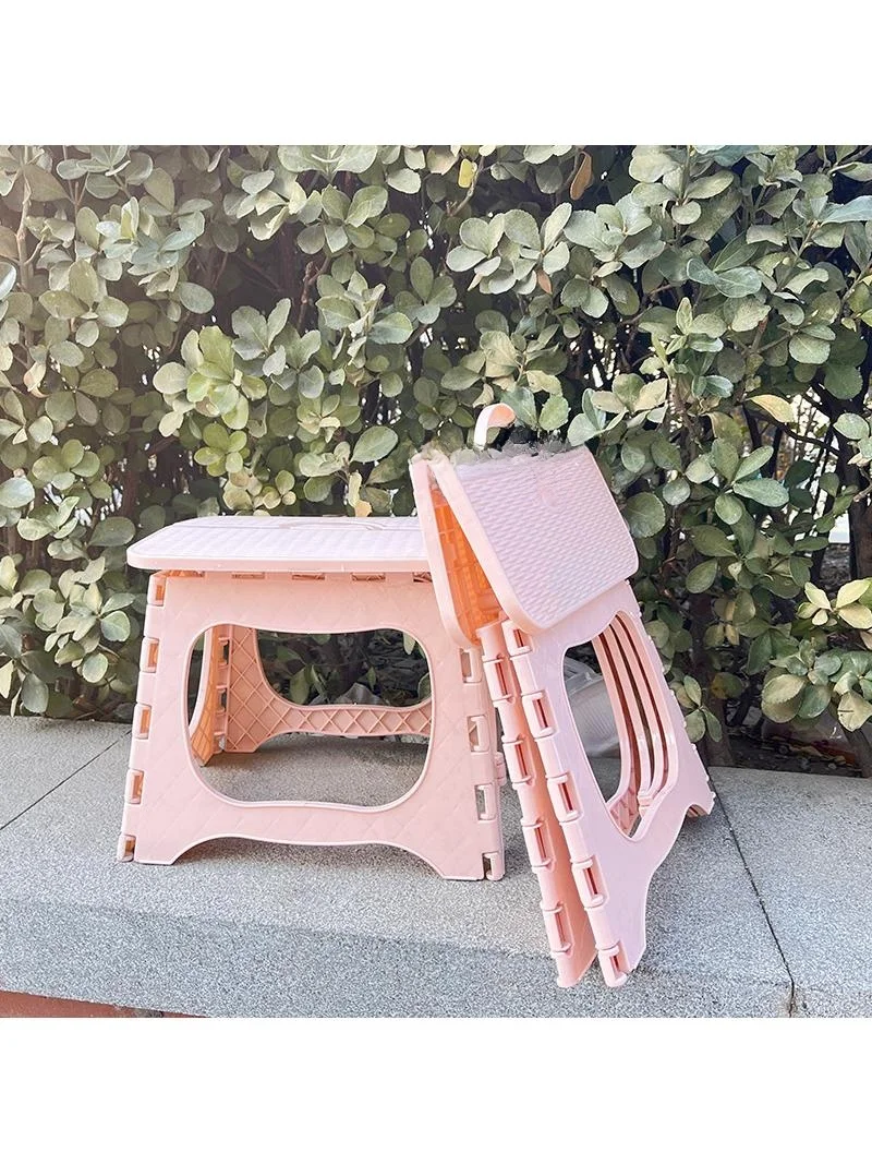 Outdoor Folding Table And Chairs Plastic Drawing Table Children's Study Desk Camping Picnic Table Stool Cartoon Style Lightwe...