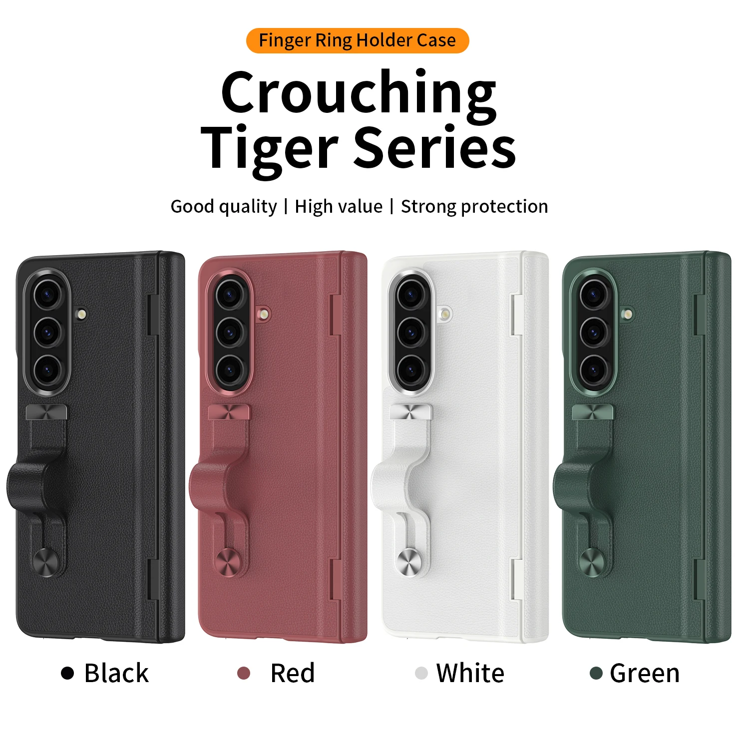 

Luxury Shockproof Case for Samsung Galaxy Fold 7 6 5 4 3 Phone Cases PC + Tempered Glass Kickstand Cover Protector Skins Shell