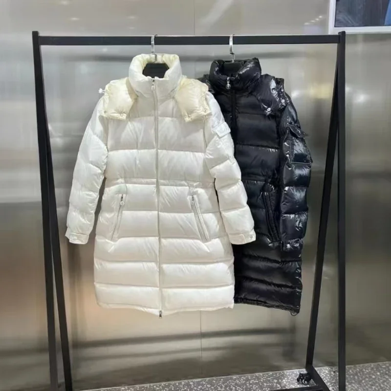 Moncl * r, chaqueta de Invierno para mujer, chaqueta gruesa con cremallera, chaquetas de plumón de 90 Ganso, moda, abrigo de invierno para mujer,