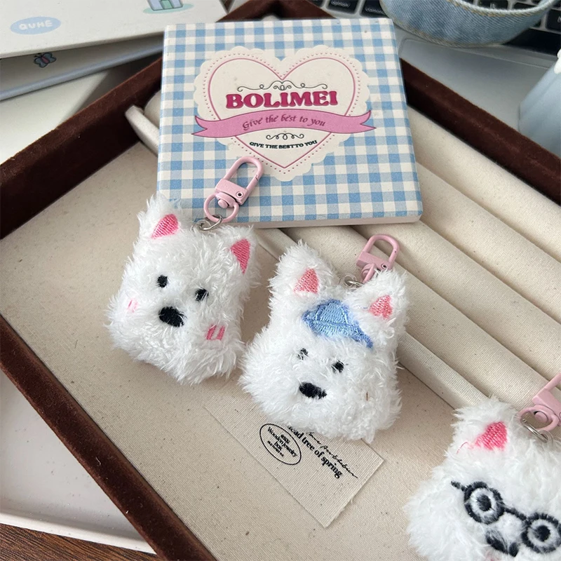 Cão dos desenhos animados e Animais Boneca de pelúcia Pingente Chaveiro, Brinquedo engraçado bonito, Moda Chaveiro, Saco e Mochila Decoração, Acessórios Presentes